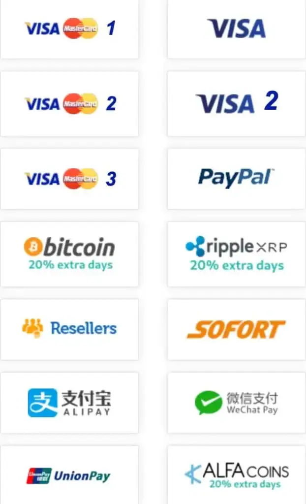 Secure payment options on Filejoker.net